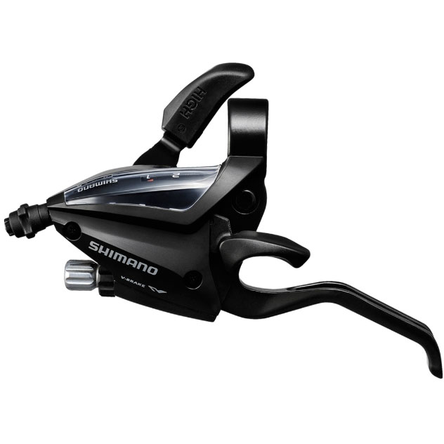 Купить Манетка с тормозной ручкой SHIMANO EF500-2L, левая, 2 скор.