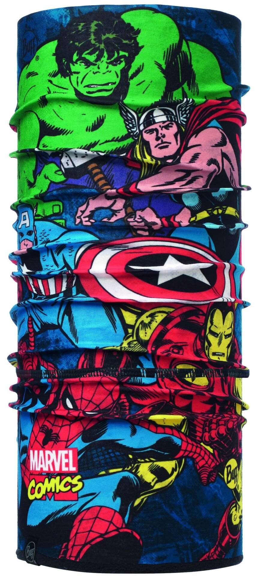 Купить Бандана BUFF SUPERHEROES POLAR READY TO FIGHT MULTI / BLACK (US:One size)