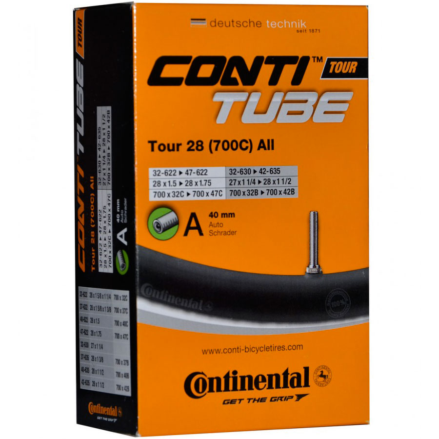 Купить Камера CONTINENTAL Tour 700x28-37c, автомобильный 40 мм