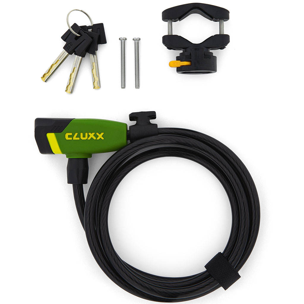 Купить Велозамок CLUXX Gardia 850K Green/Black