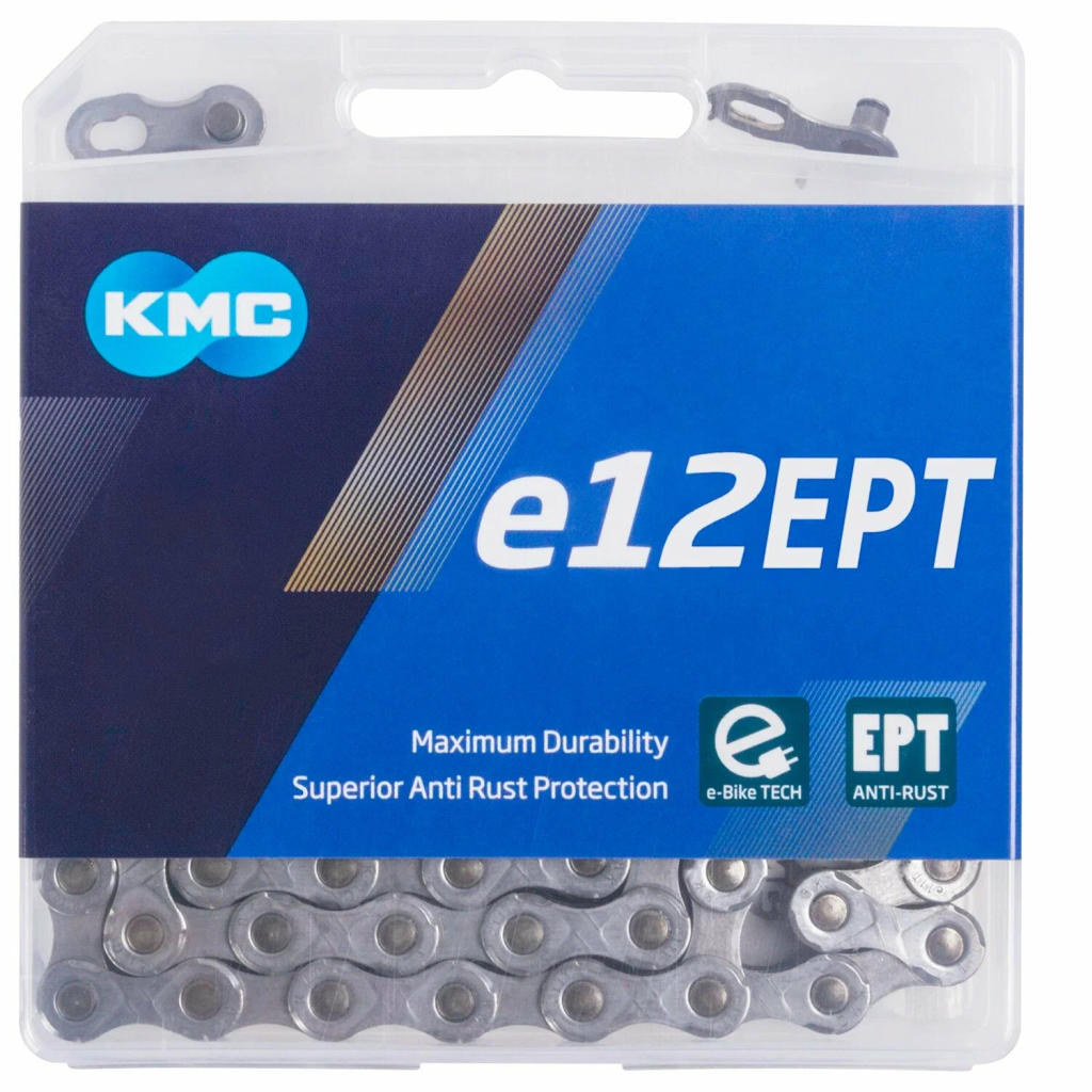 Купить Цепь KMC e12 EPT EcoProTeQ 12 ск., 130 зв., с замком, для e-bike, антикоррозийная