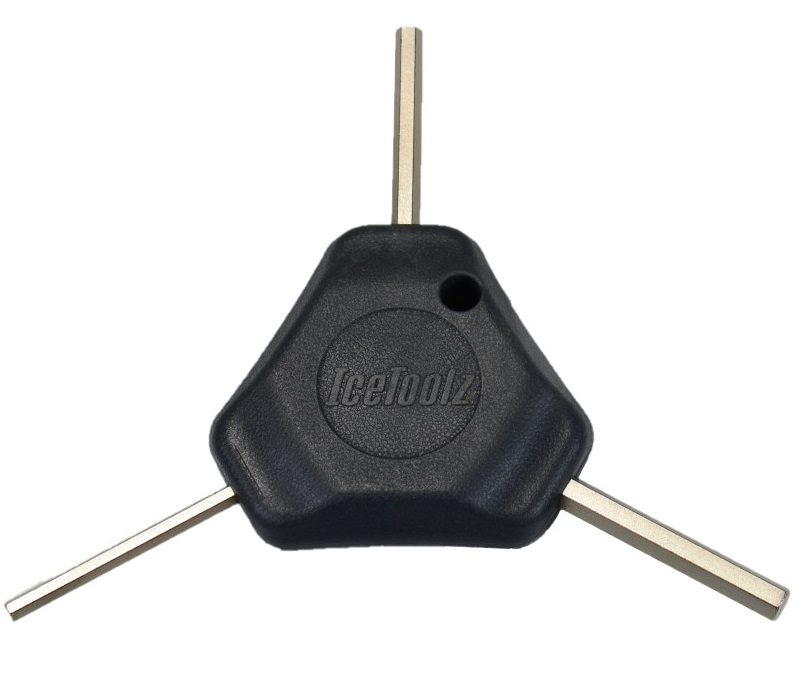 Купить Ключ Y-образный ICETOOLZ 70B1, шестигранники 4/5/6мм 