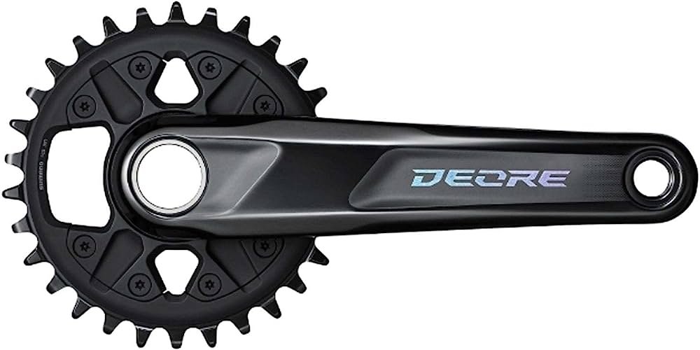 Купить Система SHIMANO DEORE FC-M6100-1, 175 мм, 30Т, интегрированный вал, для 1x12 ск.