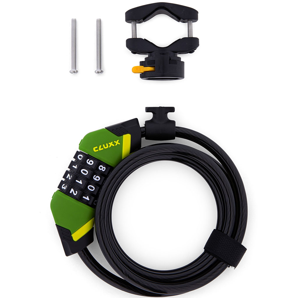 Купить Велозамок CLUXX Gardia 850C Green/Black