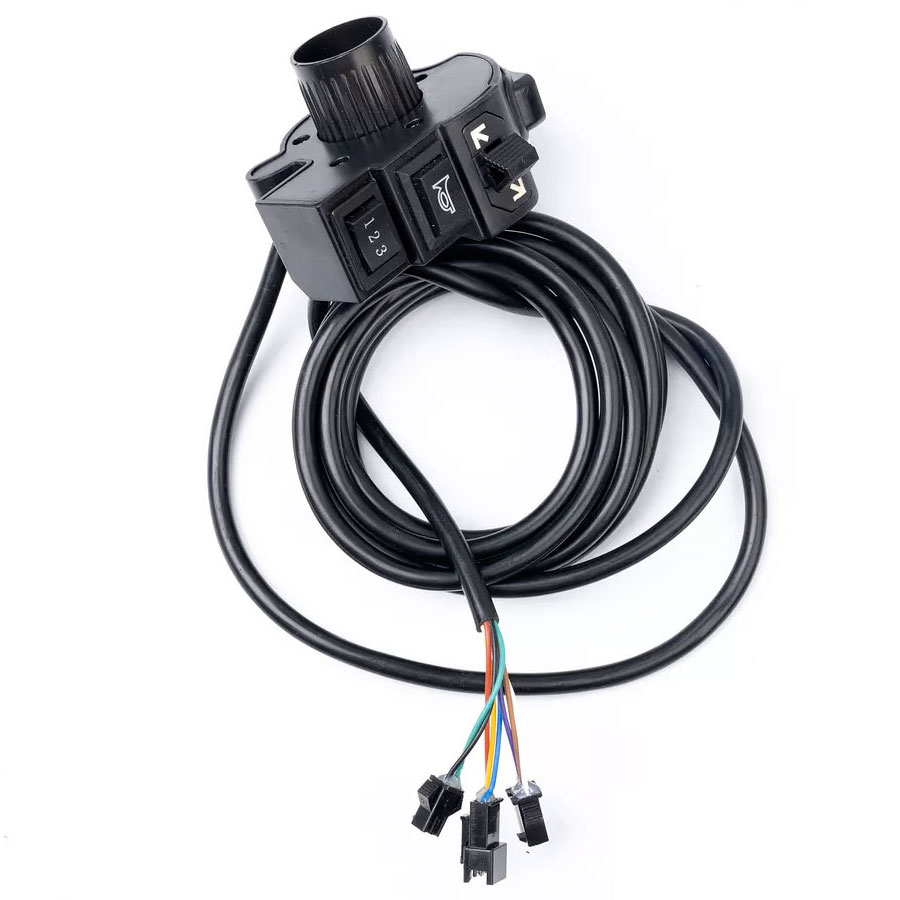 Купить Тумблер переключения света и поворотников для электровелосипедов