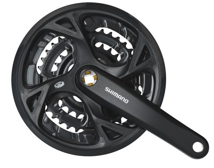 Купить Система SHIMANO ALTUS M371, 175мм, под квадрат, 48/36/26T, для 9 ск.