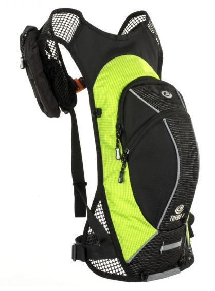 Купить Рюкзак спортивный AUTHOR TURBO X8, 6 л, черно-зеленый